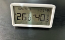 得力（deli） 溫度計壁掛電子溫濕度計室內家用數顯高精度精準嬰兒房溫度表 白色 帶時(shí)間+日歷+體感 曬單實(shí)拍圖