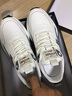 瓦森公牛休閑鞋男鞋真皮牛皮秋季新款百搭軟底男鞋透氣運動(dòng)鞋旅游鞋波鞋男 白色8812 41 (255mm) 曬單實(shí)拍圖