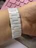 代用OMEGA SWATCH斯沃琪歐米茄月球行星表聯(lián)名系列陶瓷手表帶男女情侶表鏈配件20mm 三珠款：白色 20mm 曬單實(shí)拍圖