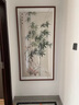 良木新中式竹報(bào)平安進(jìn)門入戶玄關(guān)裝飾畫走廊過道水墨國畫竹子掛畫手繪 A-竹報(bào)平安-雅致紅木框 80*160CM-高清微噴SA1 曬單實(shí)拍圖