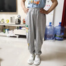 G.DUCKKIDS男童褲子兒童休閑褲春夏款2023新款男孩夏季薄款長褲寬松運(yùn)動(dòng)褲潮 淺灰【貼標(biāo)運(yùn)動(dòng)褲】春秋單褲 140 適合130厘米左右8-9歲 曬單實(shí)拍圖