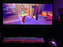 微星（MSI）GK50Z 机械键盘 红轴 RGB光效 有线 游戏电竞办公键盘 104键 吃鸡键盘 白色 实拍图