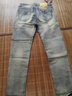 名郎（MELLEN）正品牌奢侈高端牛仔褲男2025秋季新款修身小腳彈力休閑男式長(cháng)褲 高檔復藍色【現貨速達】 34 【160-170斤】 曬單實(shí)拍圖