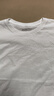 MARKLESS【安心品質(zhì)】純棉親膚T恤男士純色短袖打底衫5630 云峰白 L 曬單實(shí)拍圖