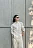 旅途原品（ltyp）馬甲女經(jīng)典百搭羊毛V領(lǐng)背心秋季顯瘦黑色針織馬甲-知己 巴黎灰 - 現貨 M 曬單實(shí)拍圖