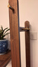 赫蘭菲 實(shí)木衣帽架衣架落地北美黑胡桃門(mén)廳北歐簡(jiǎn)約臥室掛衣架家用立式 黑胡桃木40.8*28*163cm 曬單實(shí)拍圖