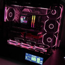 瓦爾基里（VALKYRIE）VK03 BLACK 黑色 ATX 游戲電腦臺式機箱 支持360水冷 6.2吋觸摸屏 270°海景房 曬單實(shí)拍圖