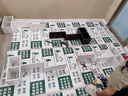 法卡威客廳墻面裝飾書架墻上置物架臥室床頭隔板壁掛式簡易收納創(chuàng)意格子 上白+下黑(長度1洣) 曬單實拍圖