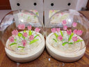 暖橙耀耀手工diy郁金香小夜燈擺件教師節(jié)禮物實(shí)用生日小禮品送老師男女生 粉色diy材料包（10朵花）+禮品袋 曬單實(shí)拍圖