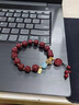 蒂海玉珠女士手鏈原礦新款朱砂高含量紫金砂蓮花財源轉(zhuǎn)運本命年民族手串 高含量蓮花財源手鏈 曬單實拍圖