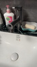 九牧（JOMOO）衛生間全方位漱口冷熱雙控潔面抽拉式臺盆面盆水龍頭槍灰32344 曬單實(shí)拍圖