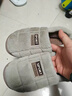BIBK日本男士棉拖鞋加厚保暖加大碼防滑防臭厚底室內家居2025新款冬季 灰色【加厚絨 超保暖防滑】 42-43  (適合41/42腳) 曬單實(shí)拍圖