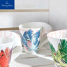 德國唯寶（Villeroy&Boch）時(shí)尚波浪咖啡杯陶瓷杯插畫(huà)手繪動(dòng)物馬克杯水杯情侶杯子禮物食蜂鳥(niǎo) 曬單實(shí)拍圖