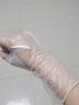 英科医疗（INTCO）一次性手套食品级餐饮厨房防水家务清洁耐用12英寸加长PVC手套S码 实拍图