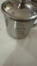 onlycook不銹鋼杯水杯帶蓋子 牛奶杯口杯316L不銹鋼兒童幼兒園寶寶杯 小豬 曬單實拍圖