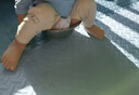 承承鹿嬰兒純棉無(wú)骨秋褲寶寶高腰護(hù)肚褲春開襠褲男女兒童秋冬季打底線褲 M-11老虎藍(lán) 90碼(建議23-27斤寶寶穿) 曬單實(shí)拍圖