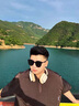 安初夏半拉鏈polo領短袖t恤男士休閑套裝夏季男裝三件套日系穿搭配衣服 棕色外衣+棉短T+卡其長K XL 【推薦120-140斤】 曬單實拍圖