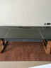 電動(dòng)升降桌臺式工作臺電腦桌字智能辦公桌實(shí)木多功能李仁同款書(shū)桌 A腿黑色馬鞍皮【帶排插+抽屜】 【1.6*0.7米】電動(dòng)升降雙電機 曬單實(shí)拍圖