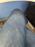 真維斯（Jeanswest）王一博代言牛仔褲男秋冬新款天絲舒適修身直筒高端潮牌休閑褲子男 深藍(lán)【天絲厚款】 32 碼(2尺5) 【建議130-140斤】 曬單實(shí)拍圖