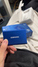 三星（SAMSUNG） 1TB Type-c USB 3.2 移動(dòng)固態(tài)硬盤(pán)（PSSD） T7 藍色 NVMe傳輸速度1050MB/s 手機直連筆記本外接 曬單實(shí)拍圖