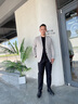 沙馳SATCHI男裝男士西服2024春夏新款泡泡紗抗皺耐穿商務(wù)正裝通勤西裝外套男 卡其 52 曬單實(shí)拍圖