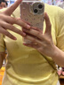 圣圖朗羽紗夏日小碎花適用iphone15Promax蘋果16手機殼閃粉全包鏡頭膜14支架新款13輕奢女士12防摔保護套 夏日小碎花不帶支架-單殼 iPhone 14 曬單實拍圖