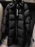 羽物羽絨服冬季新品400克95白鵝絨加厚加長冒汗系列-30度外套女VL2201 黑色 L 曬單實拍圖