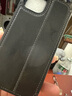 錦灝iPhone17/16pro max手機殼Air蘋(píng)果15plus翻蓋磁吸插卡支架14商務(wù)13全包防摔12保護皮套11纖薄時(shí)尚 超薄翻蓋皮套黑色 6.1英寸蘋(píng)果13 曬單實(shí)拍圖