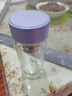 富光玻璃杯女雙層隔熱迷你小號容量透明花茶水杯子 紫色230ml 曬單實(shí)拍圖