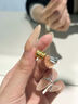老鳳祥小蠻腰黃金項(xiàng)鏈女足金吊墜精致純金掛墜七夕情人節(jié)禮物送女友老婆 小蠻腰吊墜【配足金鏈約1.65g】約0.1g 曬單實(shí)拍圖
