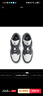 耐克（NIKE）Jordan官方耐克喬丹男童AJ1板鞋大童運動(dòng)童鞋夏季低幫氣墊553560 044鐵灰/山峰白 39 曬單實(shí)拍圖
