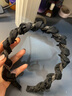 銀瑜森系仙美黑色纏繞布藝發(fā)箍女2025新款氣質(zhì)高級感壓發(fā)帶齒防滑頭箍 水鉆纏繞發(fā)箍 曬單實(shí)拍圖