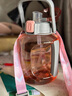 YSUPER優(yōu)尚上品啞鈴大肚壺彩虹款大容量tritan材質(zhì)一蓋雙飲運動健康便攜 桃紅粉 1100ml 1個 曬單實拍圖