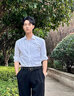 PRADA/普拉達(dá)【禮物】男士金屬搭扣Saffiano皮革腰帶皮帶 黑色 95cm 曬單實(shí)拍圖