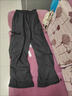 以純（YISHion）美式嘻哈街舞疊穿可拆卸闊腿褲女夏寬松垂感彎刀休閑褲爵士舞褲子 黑色【錦綸】 M 曬單實(shí)拍圖