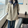 熙世界（sllsky）小個(gè)子風(fēng)衣外套女2025年秋季女裝新款高級感休閑寬松外套女款 卡其色 L 曬單實(shí)拍圖