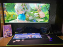 ALIENWARE AURORA外星人鼠標(biāo)墊超大加厚筆記本電腦家用臺式機(jī)械游戲電競專用防滑墊 黑色RGB發(fā)光版（原廠盒裝） 800*350*4mm 曬單實(shí)拍圖