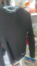 MO&Co.針織衫綿羊毛山羊絨無(wú)縫一體修身圓領(lǐng)打底衫基礎款摩安珂 黑色 S 160 曬單實(shí)拍圖