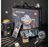 得力（deli）學(xué)生大口徑電動(dòng)文具禮盒套裝電動(dòng)削筆機鉛筆計時(shí)器文具盒生日開(kāi)學(xué)禮物獎勵開(kāi)學(xué)大禮包15件套 曬單實(shí)拍圖