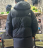 駱駝火山羽絨服情侶短款白鴨絨輕暖面包服城市輕戶外M13CR07089 番木棕/幻影黑，男款 7089 M 曬單實拍圖