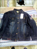 Lee dprre經(jīng)典牛仔夾克男2025新款男裝秋冬大碼翻領(lǐng)復古機車(chē)牛仔衣外套男士 3219-黑藍色 5XL 曬單實(shí)拍圖