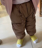 巴拉巴拉兒童羽絨褲女童外穿長(zhǎng)褲冬季保暖褲200424108003 曬單實(shí)拍圖