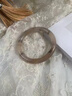 中國黃金（CHINA GOLD）玉手鐲金絲玉鐲子紫羅蘭七夕生日禮物送女友老婆 54-56mm【附帶證書】 曬單實拍圖