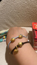 周大生腕美黃金貓貓狗狗轉(zhuǎn)運(yùn)珠硬金摘星熊情侶款生日禮物送女友 【快樂小狗戒指】-0.35g 黑色皮繩可更換成合金手鐲，請咨詢客服確認(rèn) 曬單實(shí)拍圖