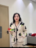 古今（GUJIN）暖暖半邊絨長(cháng)袖毛衣睡衣女秋冬家居服可外穿加厚保暖睡褲套裝 曬單實(shí)拍圖
