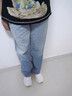 優(yōu)衣庫(kù)男裝女裝寬松直筒牛仔褲/水洗產(chǎn)品25秋冬新款479322 479322/66藍(lán)色 32 /170/82A 曬單實(shí)拍圖