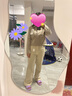 太平鳥(niǎo)【京東專(zhuān)供】仿麂皮絨外套翻領(lǐng)美式外套女休閑外套品質(zhì)短款外套 卡其 L 曬單實(shí)拍圖