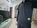 吉普（JEEP）長(cháng)袖T恤男士春秋季polo寬松休閑打底衫衣服男裝 黑色 XL  曬單實(shí)拍圖