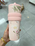 世大家明星同款保溫杯女士水杯送女友老婆中秋國慶伴手禮物大容量吸管杯 曬單實拍圖