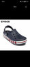 卡駱馳（CROCS）洞洞鞋貝雅卡駱班男鞋女鞋夏季新款透氣拖鞋沙灘鞋一腳蹬穿脫涼鞋 深藍-辣椒紅-4CC 43-44 (280mm) 曬單實(shí)拍圖